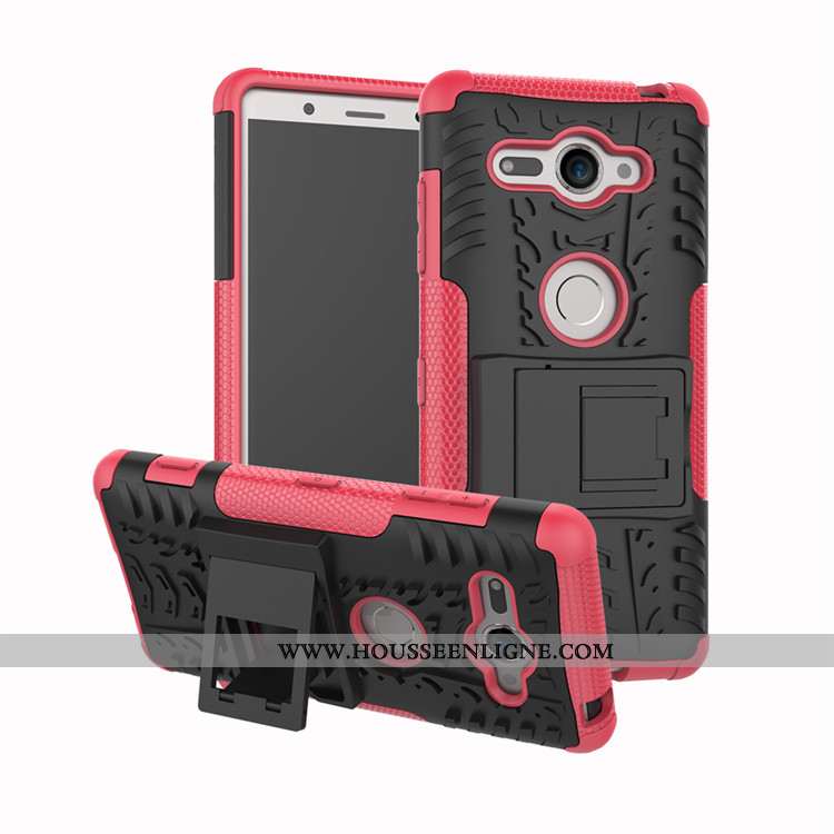 Étui Sony Xperia Xz2 Compact Protection Coque Noir Incassable Téléphone Portable Support