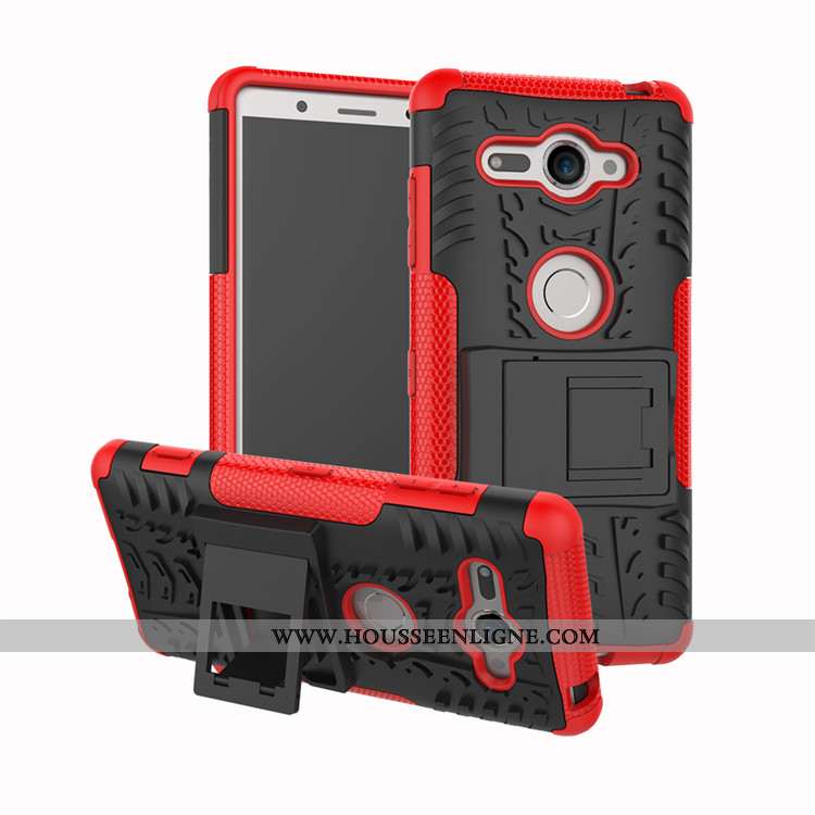 Étui Sony Xperia Xz2 Compact Protection Coque Noir Incassable Téléphone Portable Support