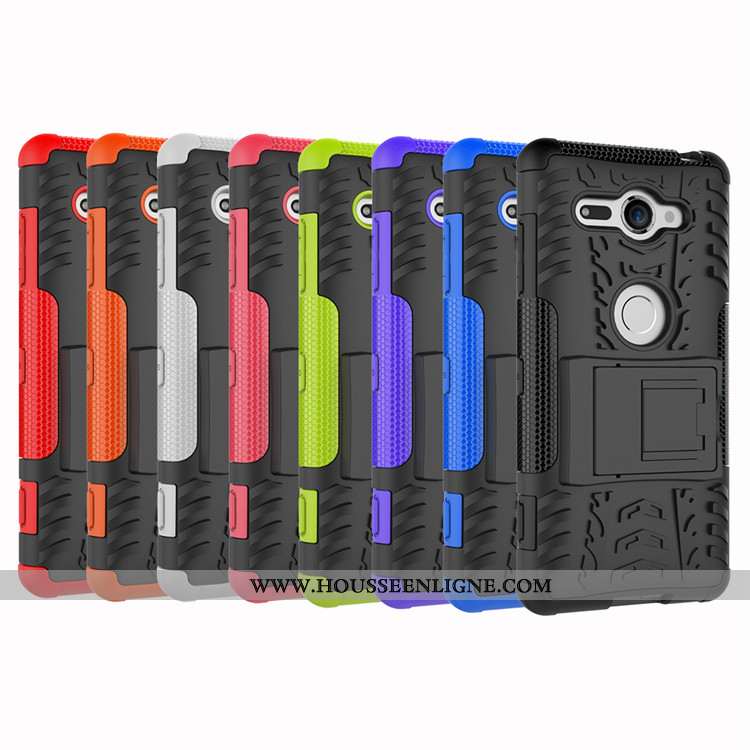Étui Sony Xperia Xz2 Compact Protection Coque Noir Incassable Téléphone Portable Support