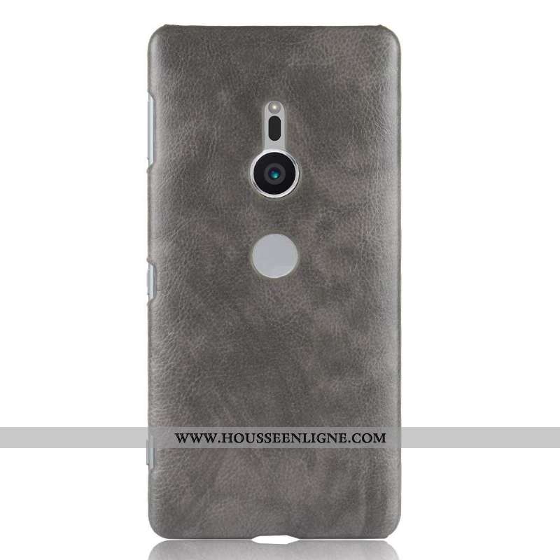 Étui Sony Xperia Xz2 Cuir Modèle Fleurie Incassable Protection Coque Rouge