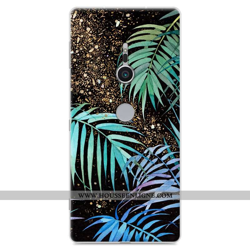Étui Sony Xperia Xz2 Fluide Doux Protection Tout Compris Téléphone Portable Dessin Animé Gris