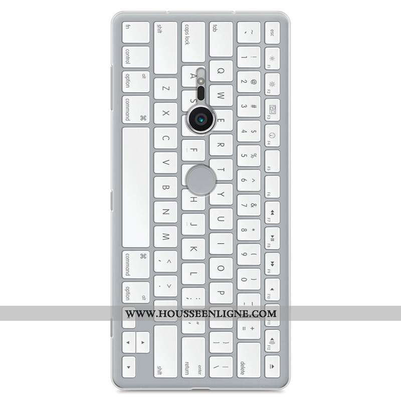 Étui Sony Xperia Xz2 Fluide Doux Silicone Incassable Créatif Tendance Protection Jaune