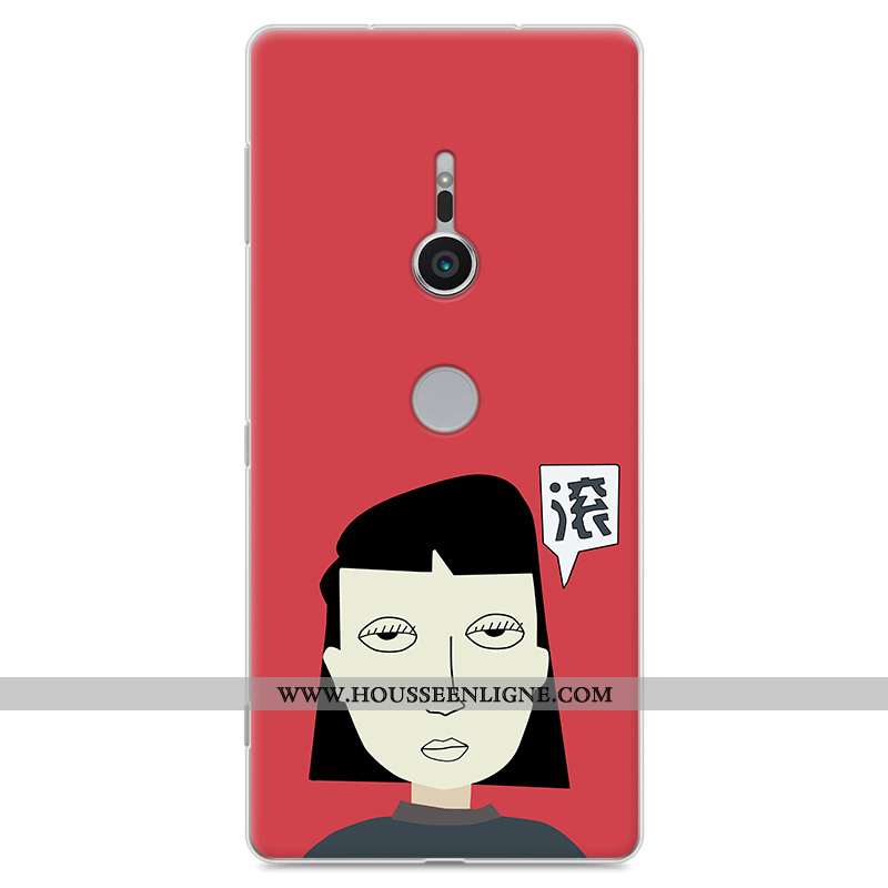 Étui Sony Xperia Xz2 Fluide Doux Silicone Incassable Créatif Tendance Protection Jaune