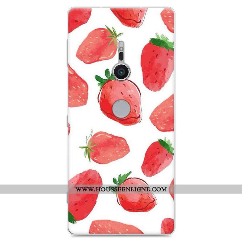 Étui Sony Xperia Xz2 Fluide Doux Silicone Incassable Créatif Tendance Protection Jaune