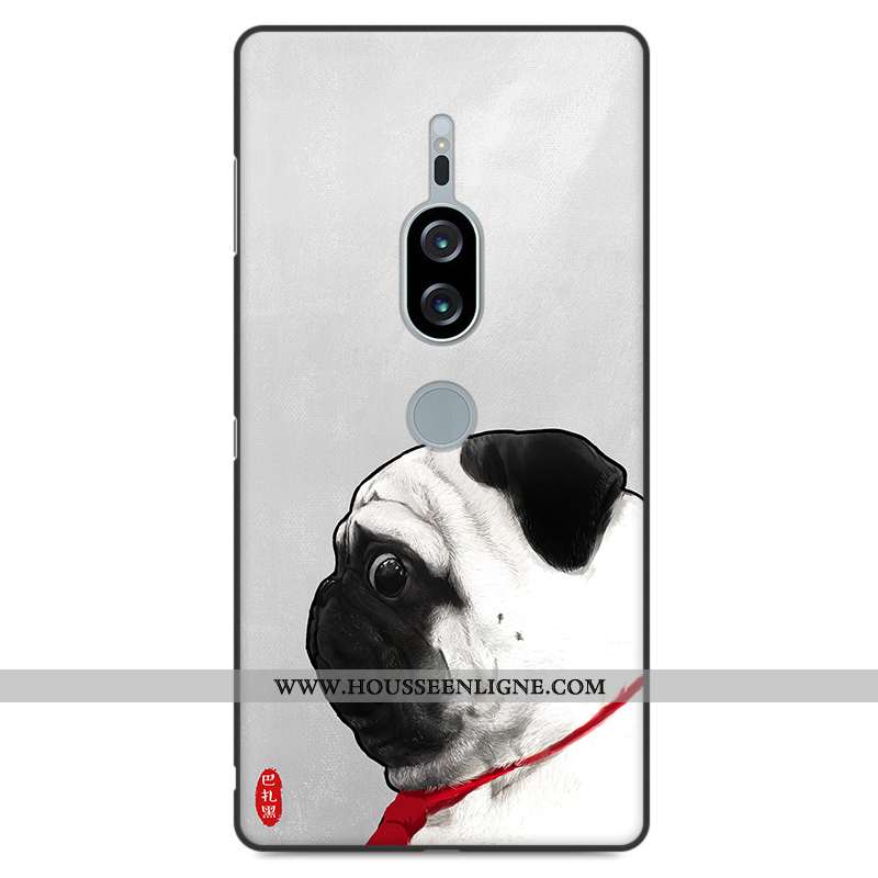 Étui Sony Xperia Xz2 Premium Protection Fluide Doux Jaune Téléphone Portable Incassable Coque