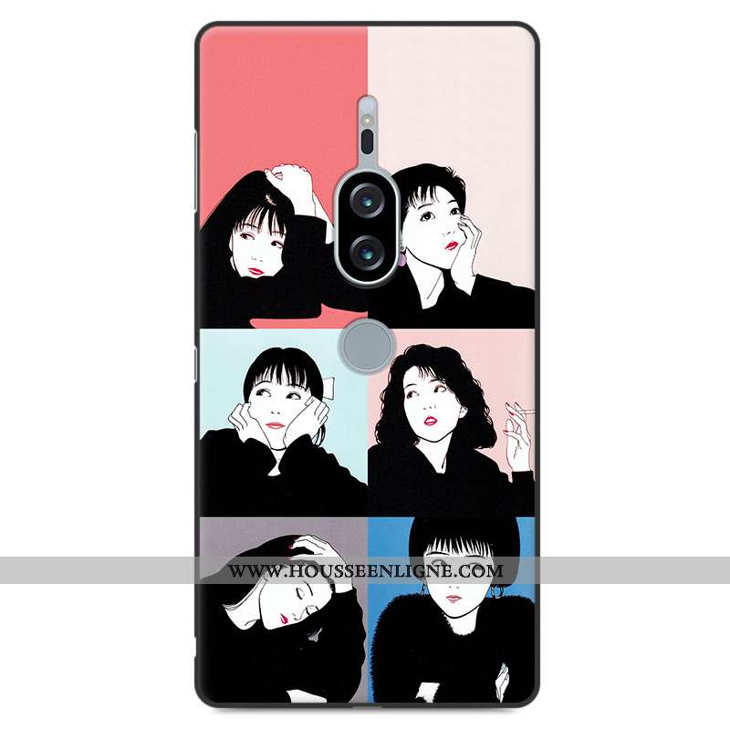 Étui Sony Xperia Xz2 Premium Protection Fluide Doux Jaune Téléphone Portable Incassable Coque