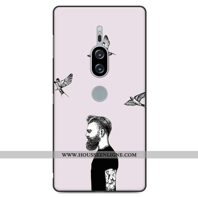 Étui Sony Xperia Xz2 Premium Protection Fluide Doux Jaune Téléphone Portable Incassable Coque