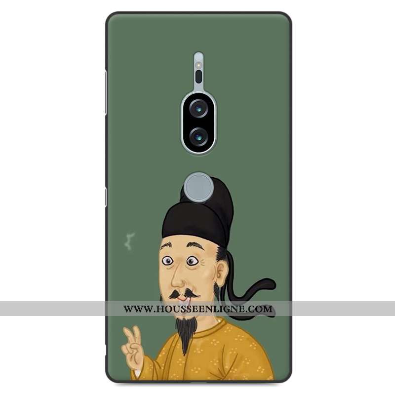 Étui Sony Xperia Xz2 Premium Protection Fluide Doux Jaune Téléphone Portable Incassable Coque