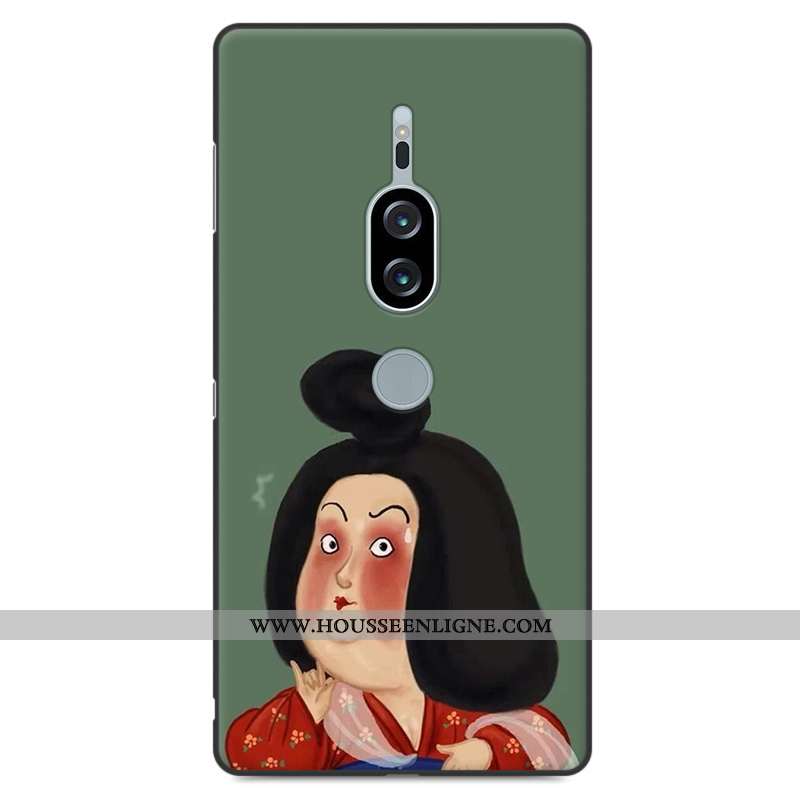 Étui Sony Xperia Xz2 Premium Protection Fluide Doux Jaune Téléphone Portable Incassable Coque