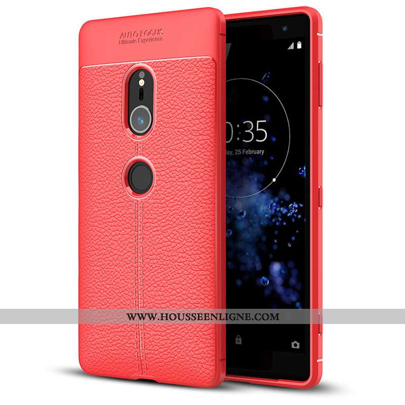 Étui Sony Xperia Xz2 Protection Fluide Doux Silicone Noir Téléphone Portable Tout Compris
