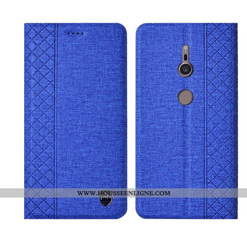 Étui Sony Xperia Xz3 Fluide Doux Silicone Cuir Incassable Cuir Véritable Housse Noir
