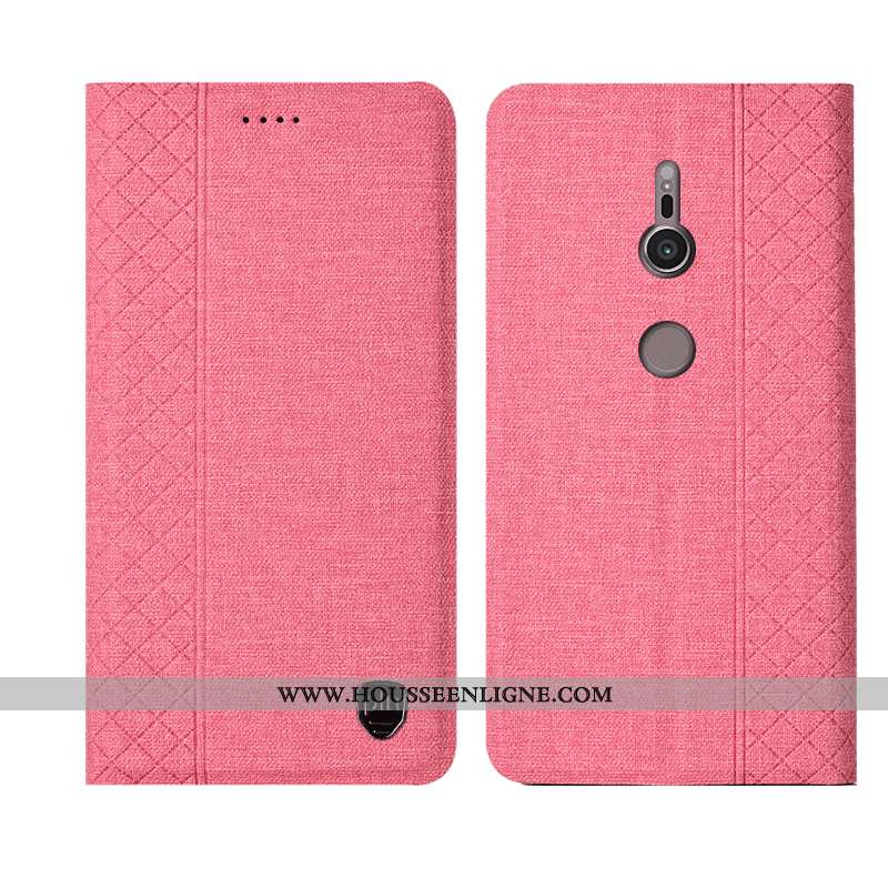 Étui Sony Xperia Xz3 Fluide Doux Silicone Cuir Incassable Cuir Véritable Housse Noir
