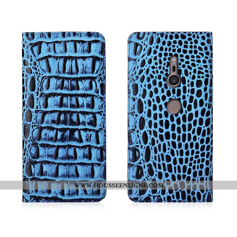 Étui Sony Xperia Xz3 Fluide Doux Silicone Incassable Cuir Véritable Protection Nouveau Khaki
