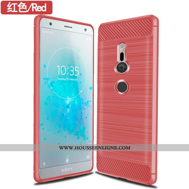 Étui Sony Xperia Xz3 Fluide Doux Silicone Tout Compris Incassable Noir Téléphone Portable