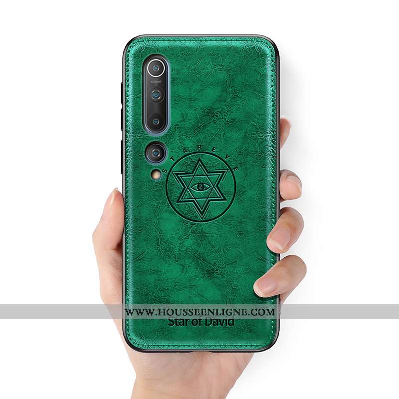 Étui Xiaomi Mi 10 Créatif Ultra Personnalité Légère Petit Vert Verte