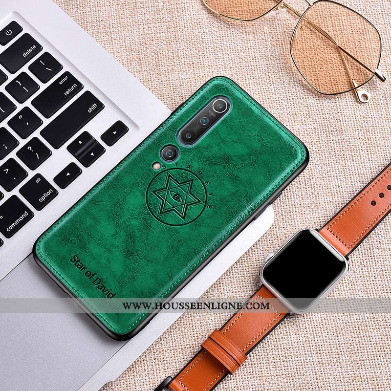 Étui Xiaomi Mi 10 Créatif Ultra Personnalité Légère Petit Vert Verte