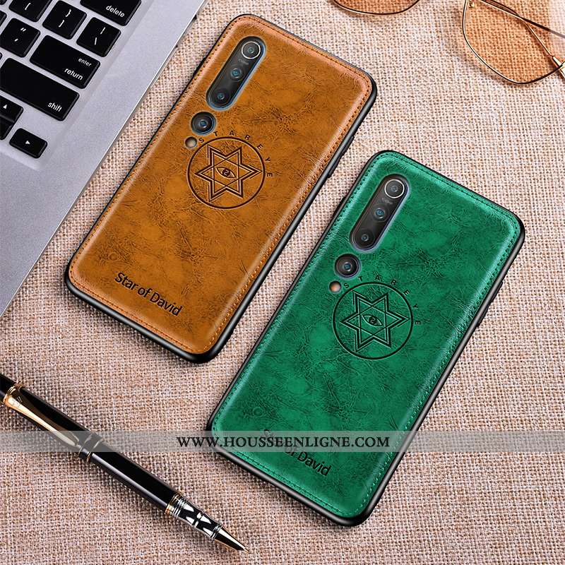Étui Xiaomi Mi 10 Créatif Ultra Personnalité Légère Petit Vert Verte