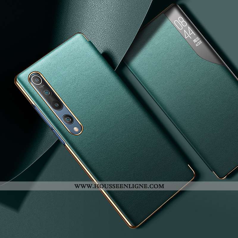 Étui Xiaomi Mi 10 Cuir Protection Petit Tendance Incassable Personnalité Ultra Violet