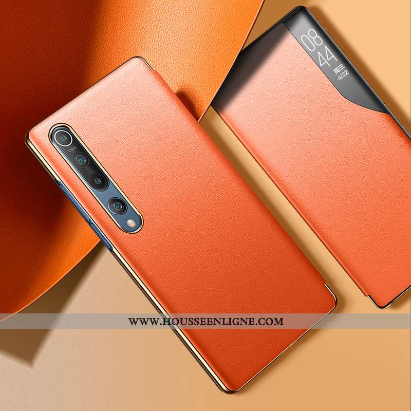 Étui Xiaomi Mi 10 Cuir Protection Petit Tendance Incassable Personnalité Ultra Violet
