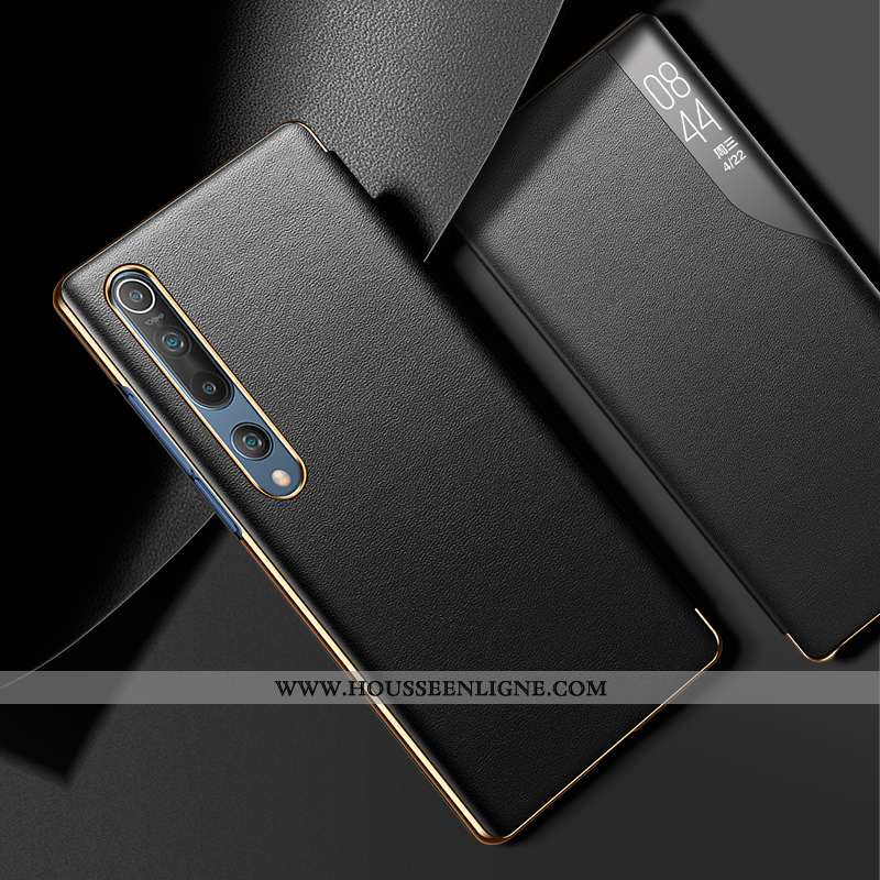 Étui Xiaomi Mi 10 Cuir Protection Petit Tendance Incassable Personnalité Ultra Violet