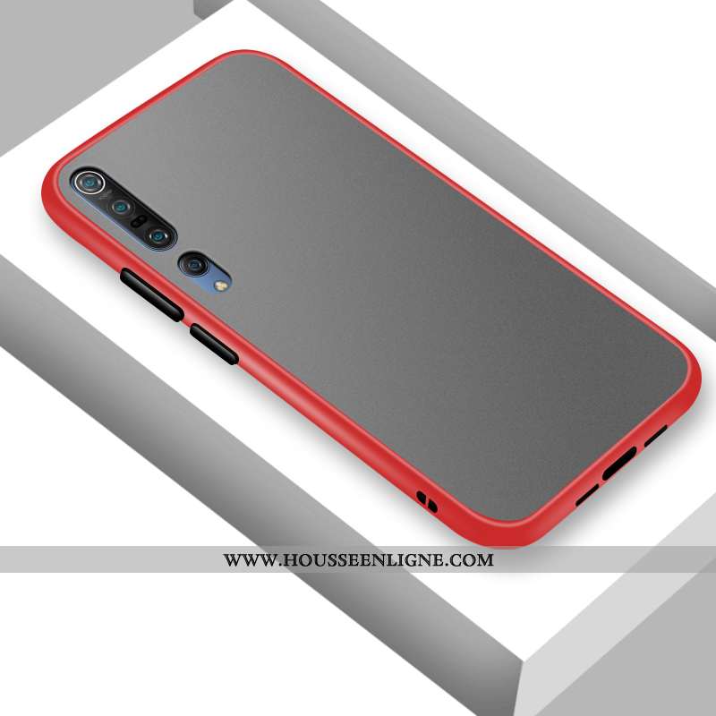 Étui Xiaomi Mi 10 Délavé En Daim Personnalité Fluide Doux Vert Coque Silicone Incassable Verte