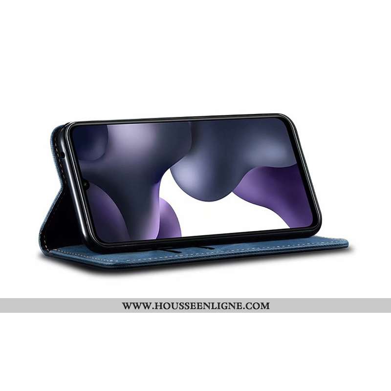 Étui Xiaomi Mi 10 Lite Cuir Protection Housse Tout Compris Carte Coque Business Marron