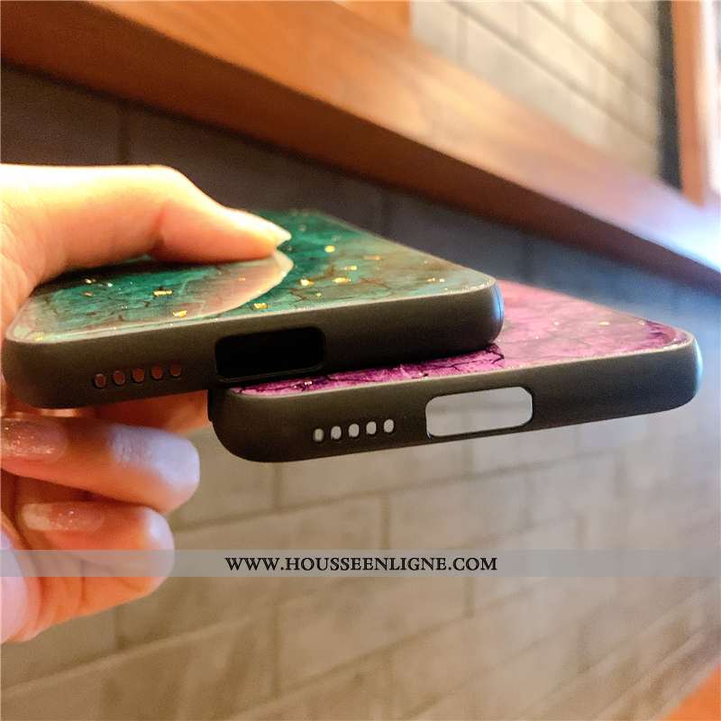 Étui Xiaomi Mi 10 Lite Fluide Doux Silicone Amoureux Tout Compris Vintage Légère Nouveau Verte