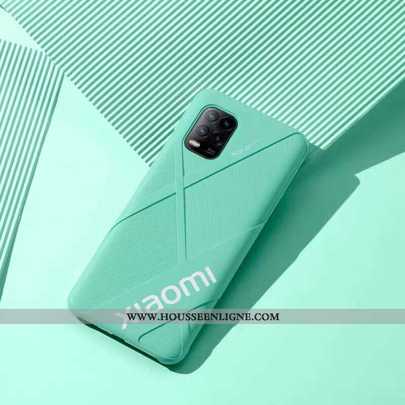 Étui Xiaomi Mi 10 Lite Protection Antidérapant Jeunesse Jaune Authentique Coque Téléphone Portable