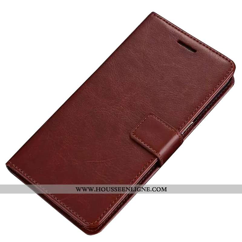 Étui Xiaomi Mi 10 Lite Protection Cuir Tout Compris Housse Nouveau Incassable Marron