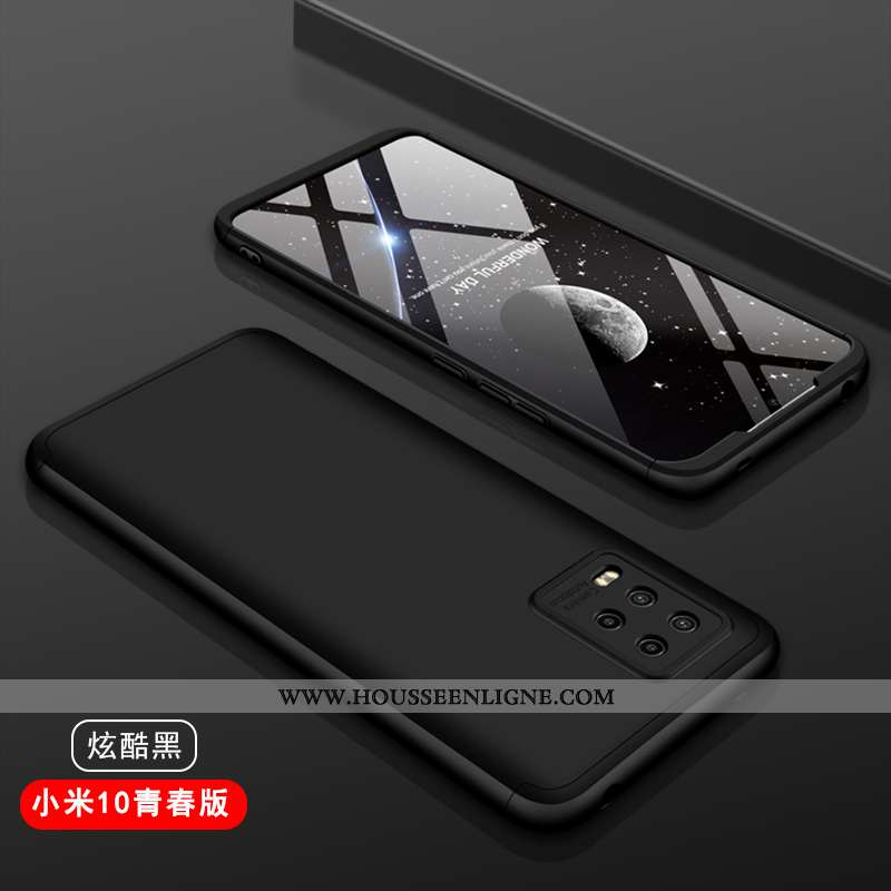 Étui Xiaomi Mi 10 Lite Protection Délavé En Daim Ultra Créatif Légère Rouge