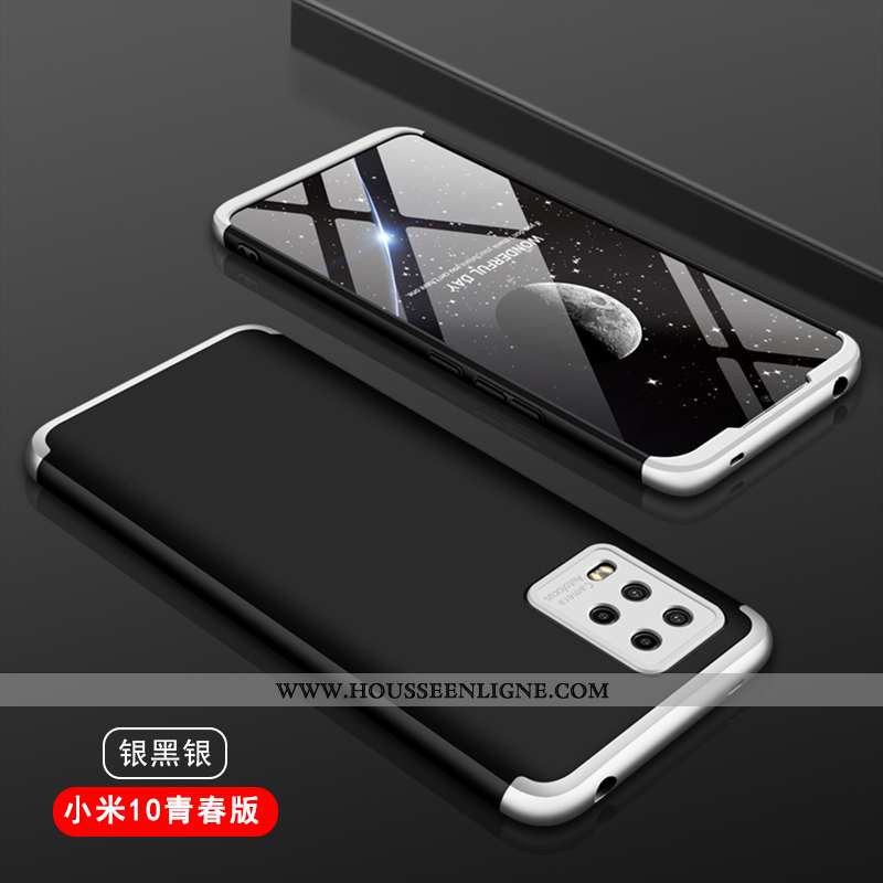 Étui Xiaomi Mi 10 Lite Protection Délavé En Daim Ultra Créatif Légère Rouge