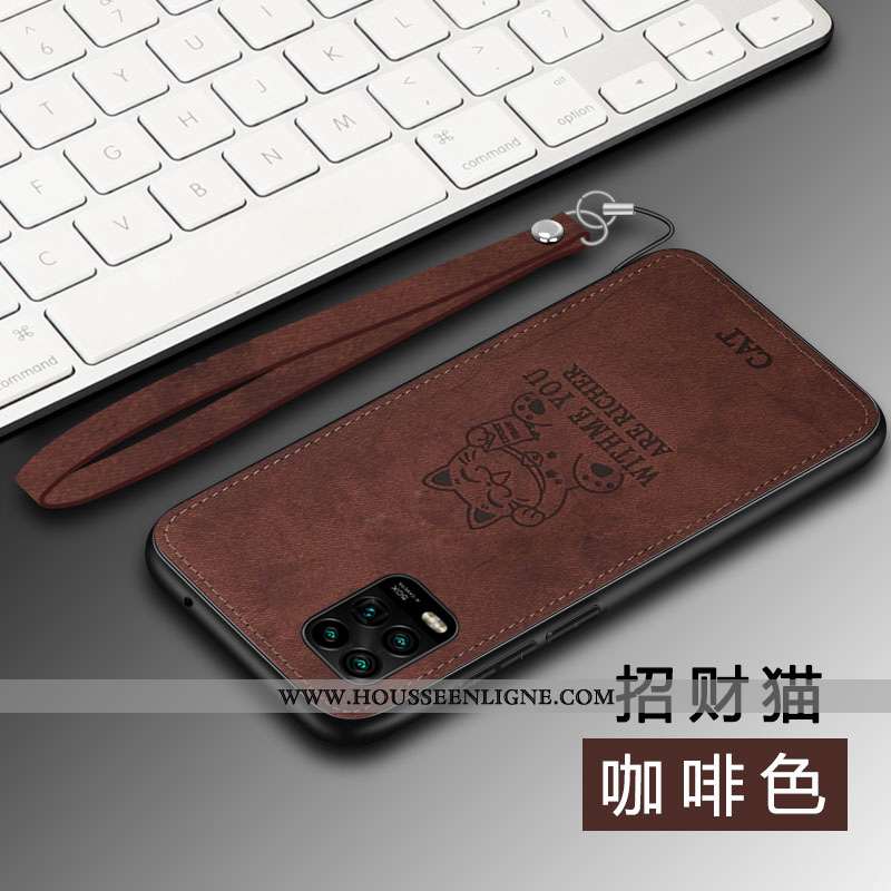 Étui Xiaomi Mi 10 Lite Protection Personnalité Petit Nouveau Modèle Fleurie À Bord Incassable Rose