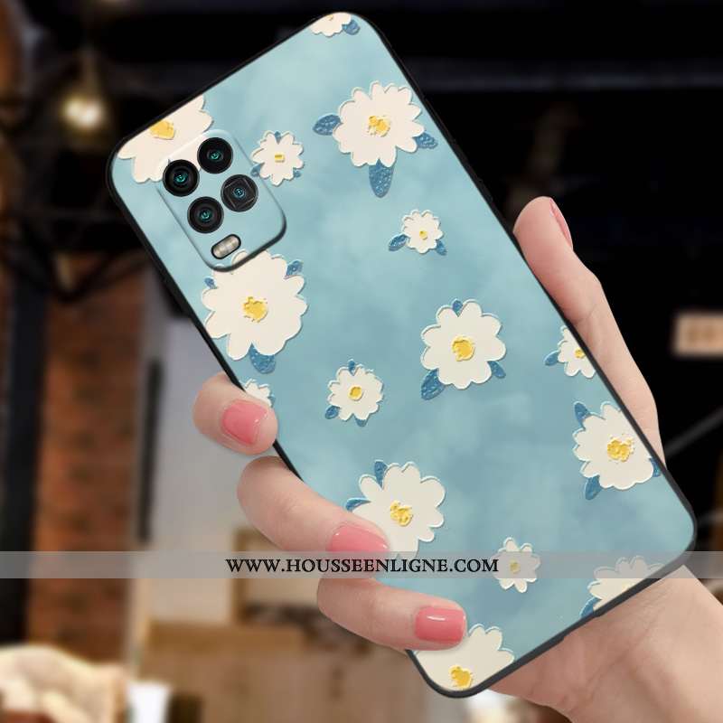 Étui Xiaomi Mi 10 Lite Silicone Mode Créatif Vent Simple Nouveau Personnalité Rose