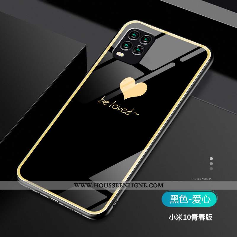 Étui Xiaomi Mi 10 Lite Silicone Protection Ultra Nouveau Téléphone Portable Difficile Amour Verte