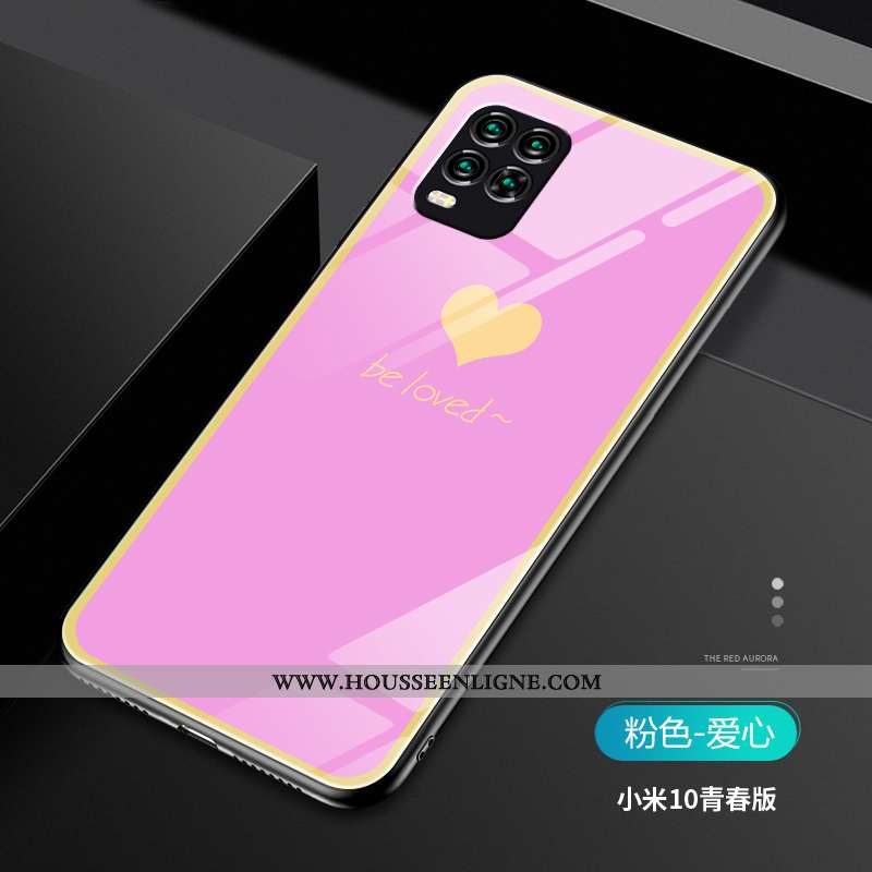 Étui Xiaomi Mi 10 Lite Silicone Protection Ultra Nouveau Téléphone Portable Difficile Amour Verte
