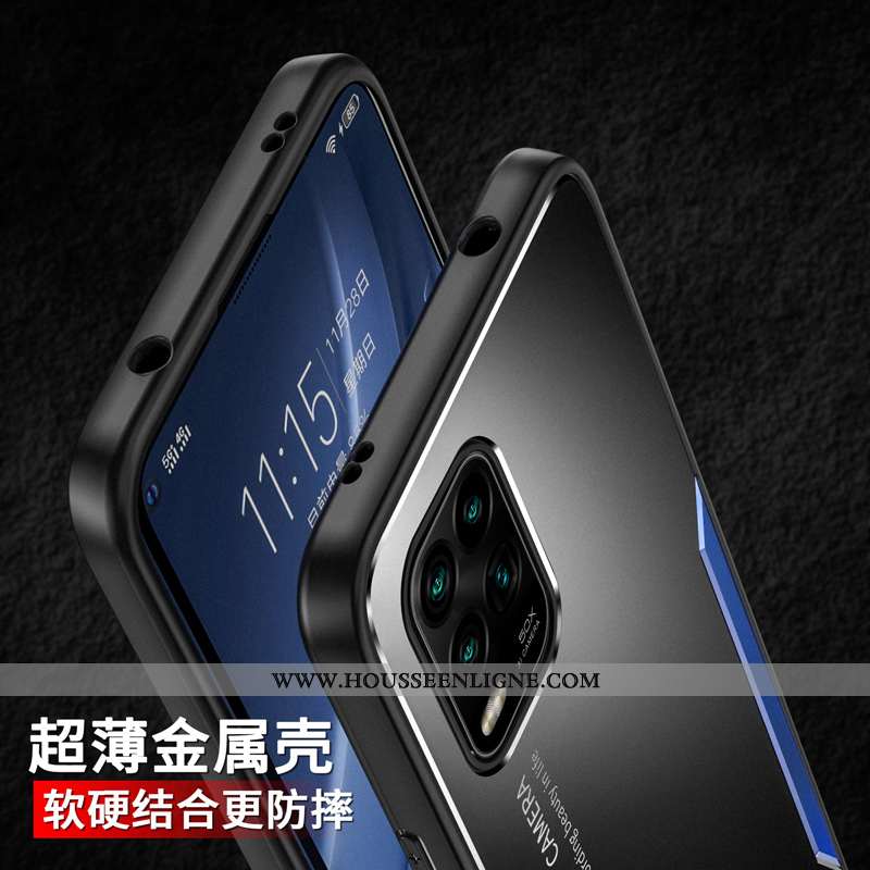 Étui Xiaomi Mi 10 Lite Ultra Légère Petit Tout Compris Métal Téléphone Portable Noir