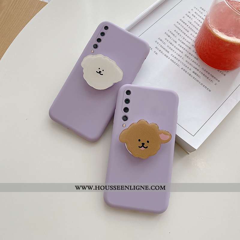 Étui Xiaomi Mi 10 Légère Fluide Doux Légères Incassable Téléphone Portable Simple Violet