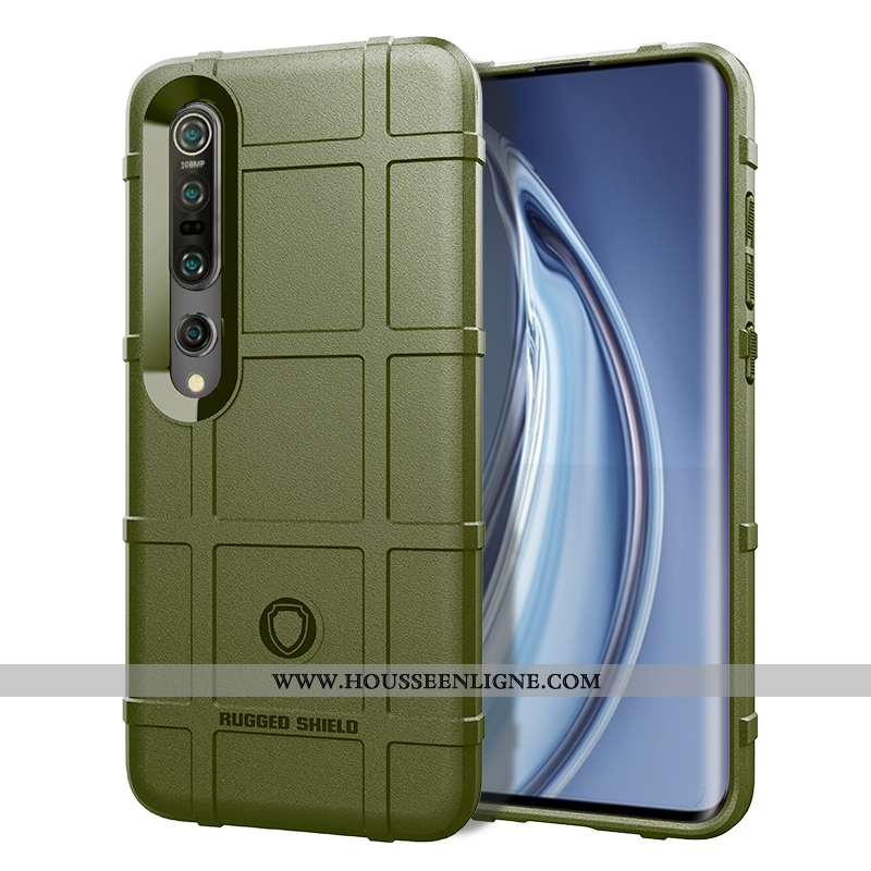 Étui Xiaomi Mi 10 Pro Délavé En Daim Personnalité Gris Incassable Protection Jeunesse