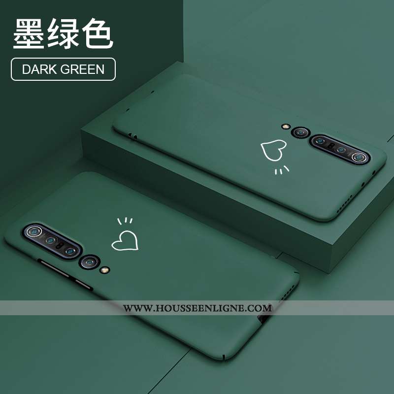 Étui Xiaomi Mi 10 Pro Légère Protection Personnalité Créatif Ultra Clair Délavé En Daim Violet