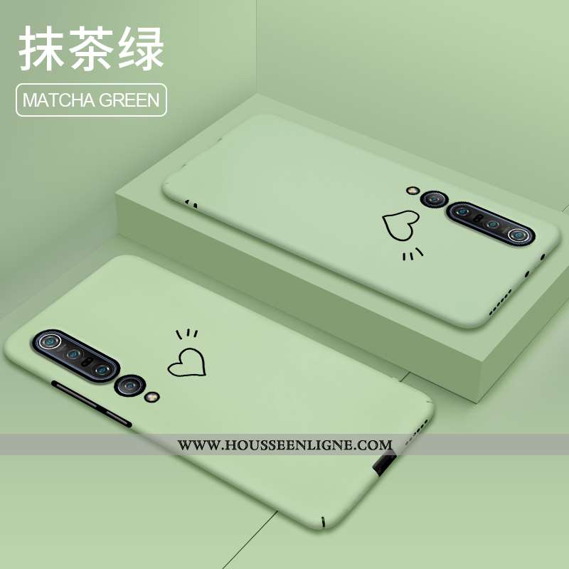 Étui Xiaomi Mi 10 Pro Légère Protection Personnalité Créatif Ultra Clair Délavé En Daim Violet