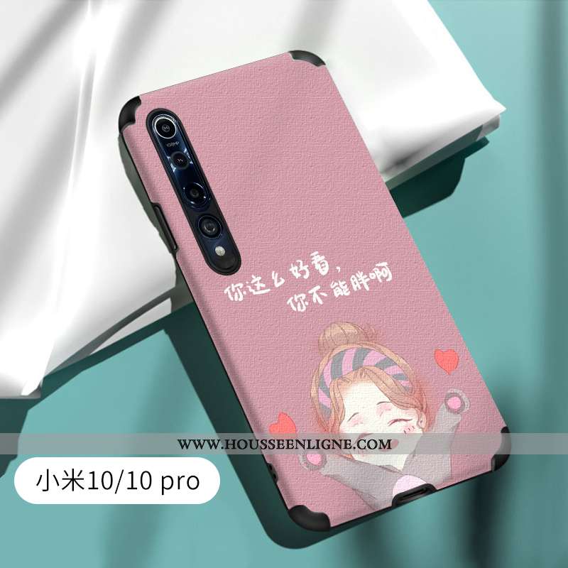Étui Xiaomi Mi 10 Pro Légère Silicone Téléphone Portable Ultra Tout Compris Petit Coque Verte