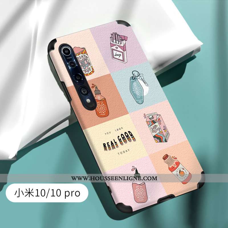 Étui Xiaomi Mi 10 Pro Légère Silicone Téléphone Portable Ultra Tout Compris Petit Coque Verte
