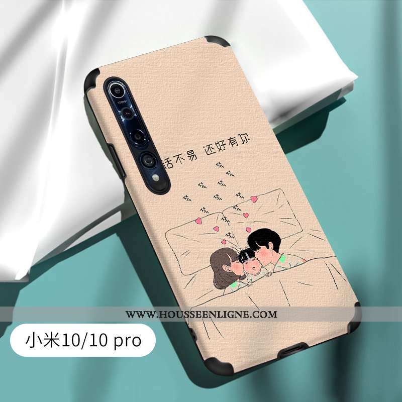 Étui Xiaomi Mi 10 Pro Légère Silicone Téléphone Portable Ultra Tout Compris Petit Coque Verte