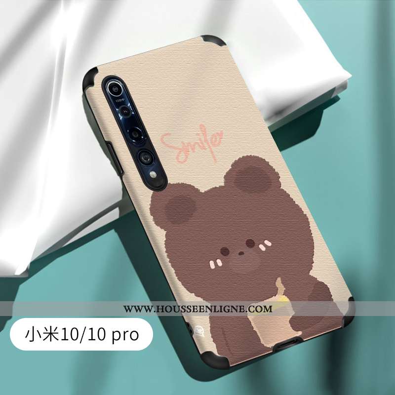 Étui Xiaomi Mi 10 Pro Légère Silicone Téléphone Portable Ultra Tout Compris Petit Coque Verte