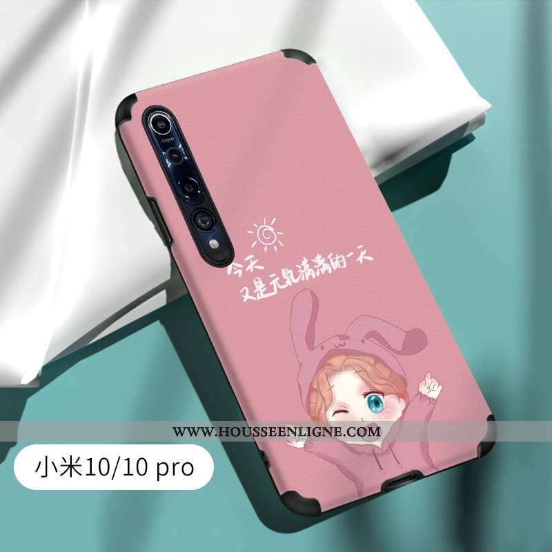 Étui Xiaomi Mi 10 Pro Légère Silicone Téléphone Portable Ultra Tout Compris Petit Coque Verte