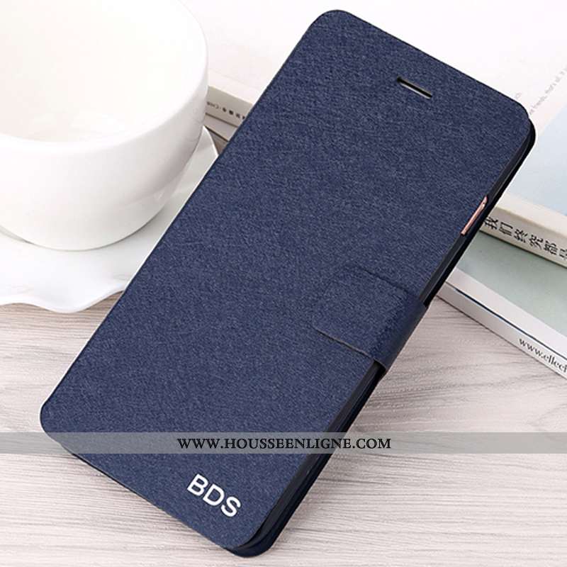 Étui Xiaomi Mi 10 Pro Mode Protection Bleu Coque Luxe Modèle Fleurie