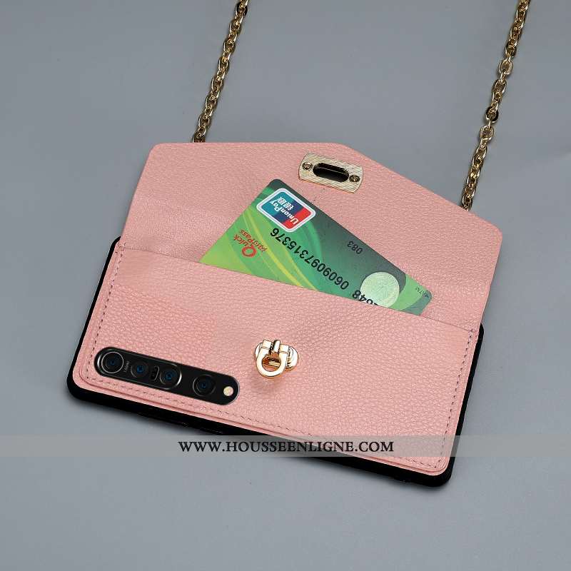 Étui Xiaomi Mi 10 Pro Portefeuille Tendance Rose Coque Jeunesse Tout Compris Petit
