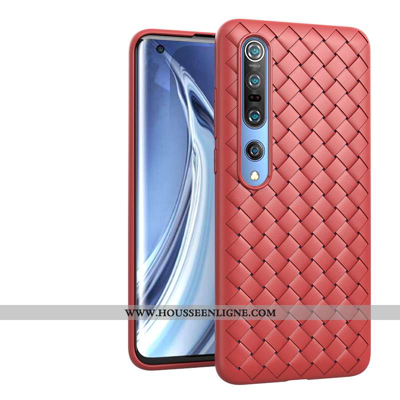 Étui Xiaomi Mi 10 Pro Tendance Légère Silicone Incassable Tout Compris Vert Téléphone Portable Verte