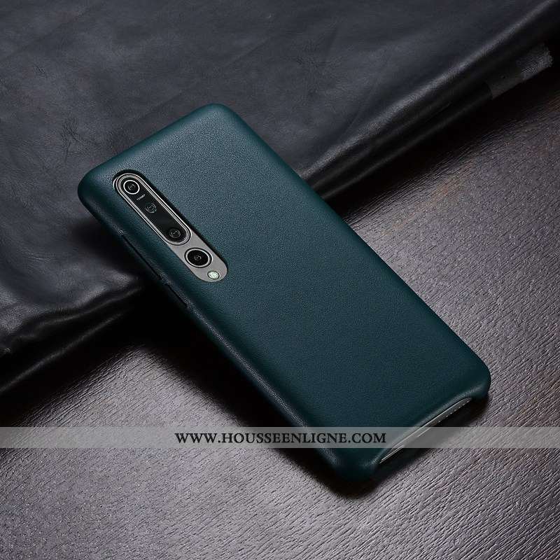 Étui Xiaomi Mi 10 Pro Ultra Légère Personnalité Protection Coque Cuir Orange