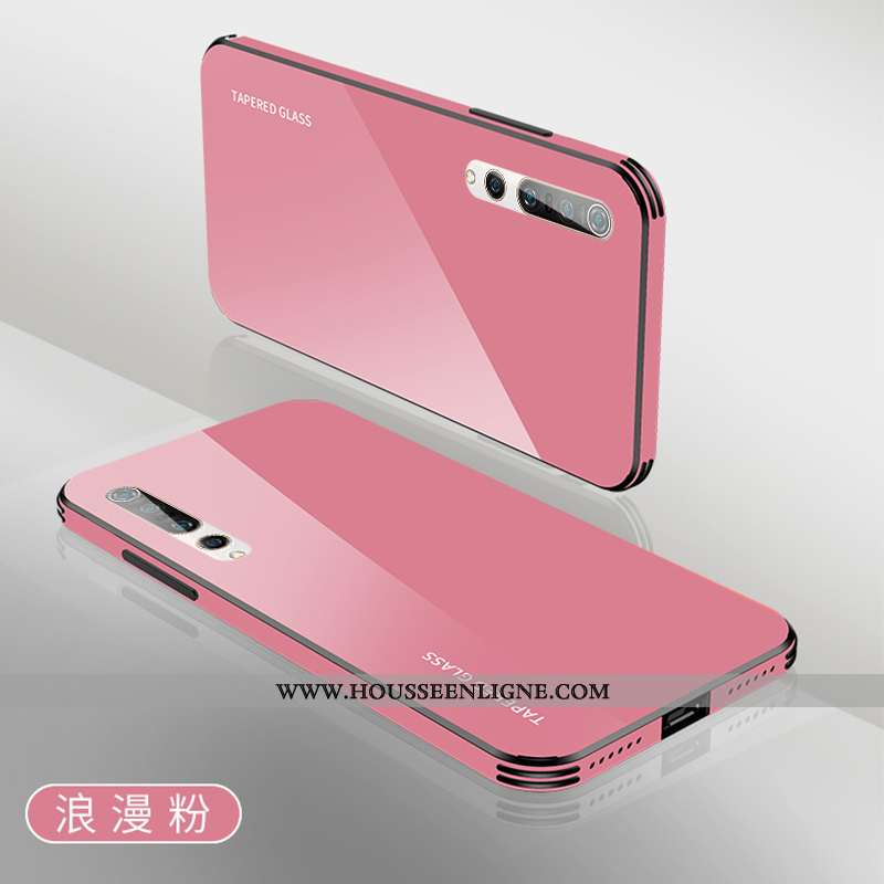 Étui Xiaomi Mi 10 Pro Verre Personnalité Mode Incassable Coque Créatif Protection Blanche